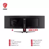 MSI MPG 491CQPDE QD-OLED computer monitor 124.5 cm (49 inch) 5120 x 1440 pixels DQHD Black