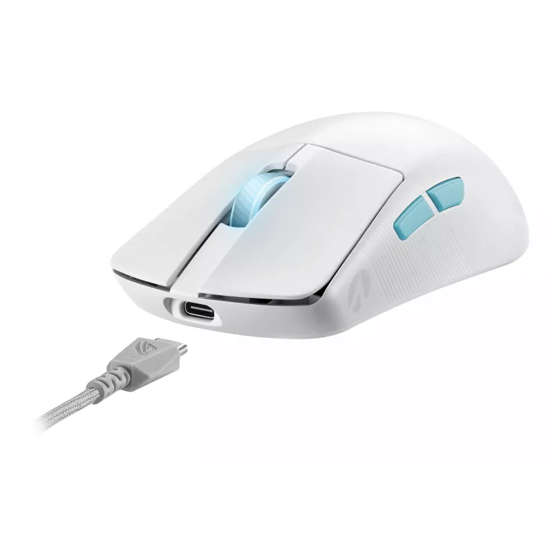 ASUS ROG Harpe Ace Aim Lab Edition mouse Gaming Ambidextrous RF Wireless + Bluetooth + USB Type-C Opto-mechanical 36000 DPI