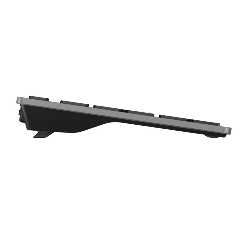 HP 725 Multi-Device Rechargeable Wireless Keyboard, Full-size (100%), Wireless, RF Wireless + Bluetooth, Black