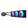 GIGABYTE AORUS WATERFORCE II 360 AIO Liquid CPU Cooler - 3x120mm ARGB Fans, slide-in interlocking mechanism, DAISY-CHAIN, Intel LGA 1851 and AMD AM5 Compatible