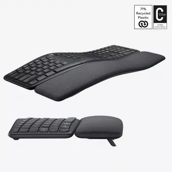 LOGITECH Ergo K860 - Wireless Split Keyboard Graphite Qwerty Us/int'lernational