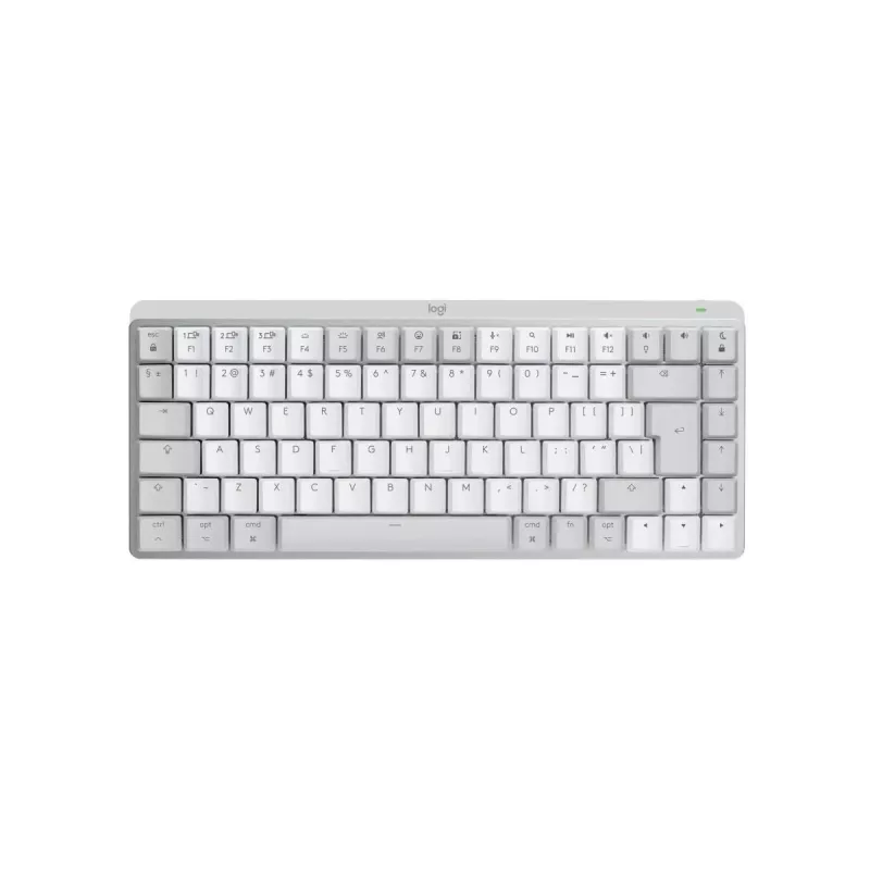LOGITECH MX Mechanical Mini for Mac Minimalist Wireless Illuminated Performance Keyboard Pale Gray - US Inte - Qwerty