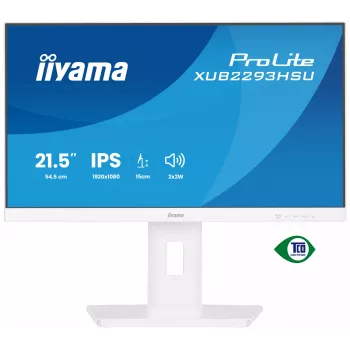 iiyama ProLite XUB2293HSU-W7 computer monitor 54.6 cm (21.5 inch) 1920 x 1080 pixels Full HD LED White