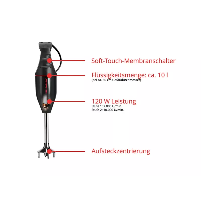 ESGE M 100 D Immersion blender 120 W Black