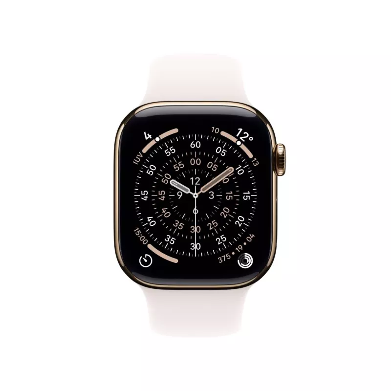 APPLE Watch Series 11 Gps + Cellular 46mm Gold Titanium Case With Light Blush Sport Band S/m