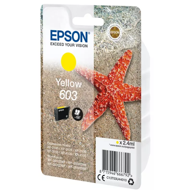 Epson C13T03U44020 ink cartridge 1 pc(s) Original Standard Yield Yellow