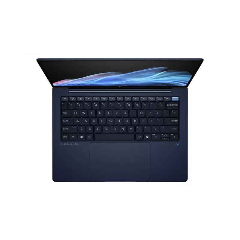 HP EliteBook Ultra G1i Next Gen AI PC Wolf Pro Security Edition Copilot+ PC Intel Core Ultra 7 258V Laptop 35.6 cm (14 inch) Touchscreen 2.8K 32 GB LPDDR5x-SDRAM Wi-Fi 7 (802.11be) Windows 11 Pro Blue