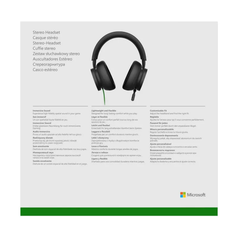 MICROSOFT Xbox E Headset - Stereo - 3.5mm