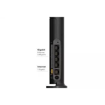 NETGEAR 4-Stream AX1800 wireless router Gigabit Ethernet Dual-band (2.4 GHz / 5 GHz) Black