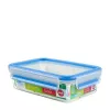 EMSA 508539 food storage container Rectangular Box 0.8 L Transparent 8 pc(s)