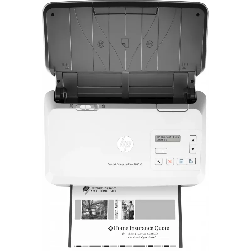 HP Scanjet Enterprise Flow 7000 s3 Sheet-fed scanner 600 x 600 DPI A4 White