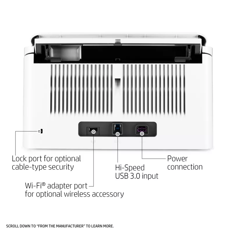 HP Scanjet Enterprise Flow 7000 s3 Sheet-fed scanner 600 x 600 DPI A4 White