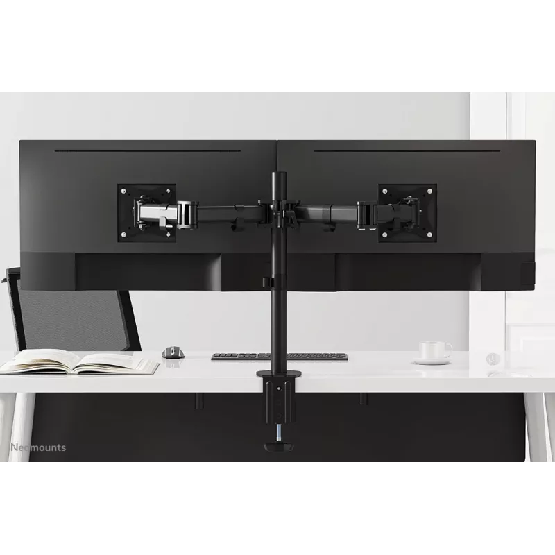 Neomounts NM-D135DBLACK Monitor arm 10-27 inch, Clamp/Grommet, 8 kg, 25.4 cm (10 inch), 68.6 cm (27 inch), 100 x 100 mm, Black