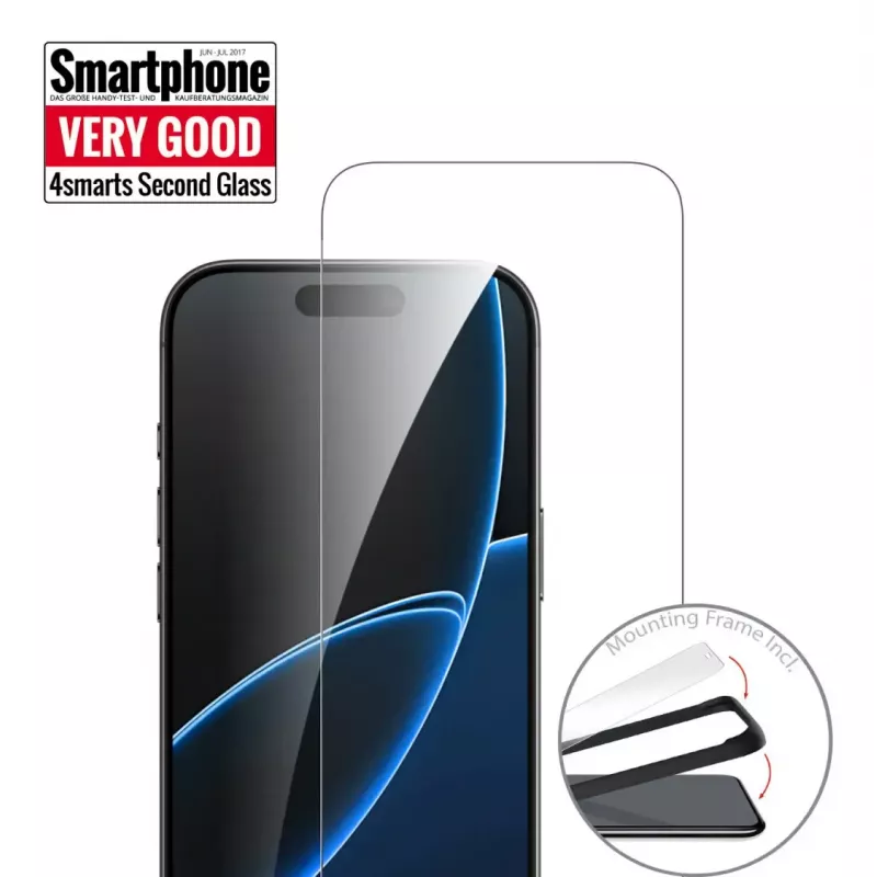 4smarts Second Glass Clear screen protector Apple iPhone 17 Air Tempered glass