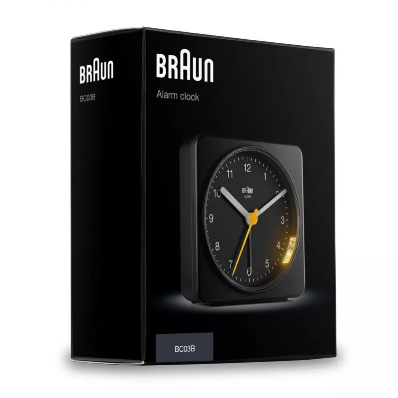 Braun BC03B Quartz alarm clock Black