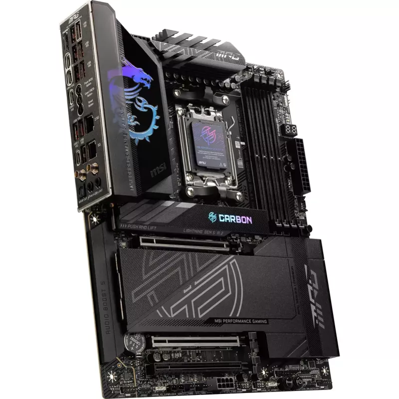 Motherboard MSI MPG X870E CARBON WIFI — AMD X870E, Socket AM5, ATX, DDR5 up to 256 GB, Wi‑Fi 7