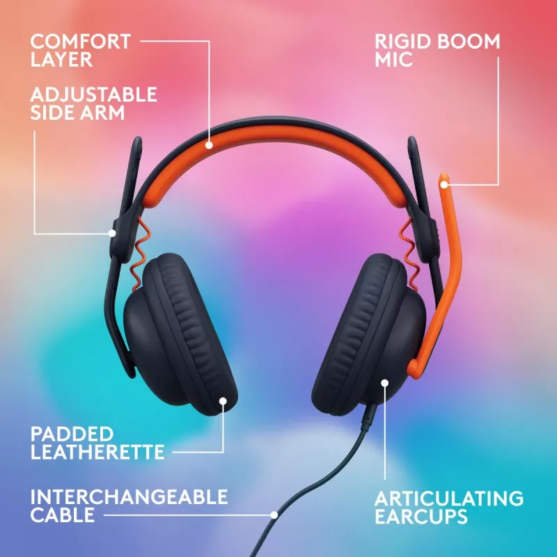 LOGITECH Zone Learn - USB-C - Headset - On Ear - Classic Blue