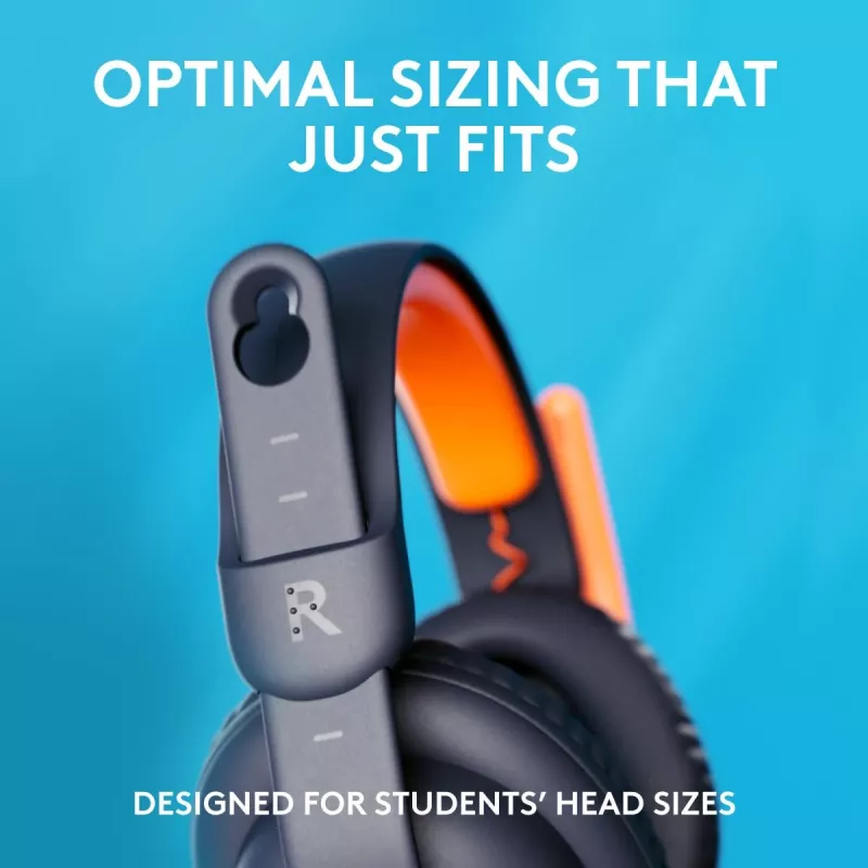 LOGITECH Zone Learn - USB-C - Headset - On Ear - Classic Blue