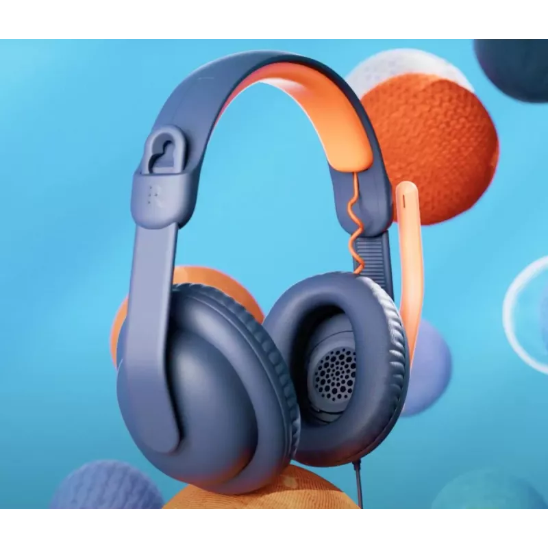 LOGITECH Zone Learn - USB-C - Headset - On Ear - Classic Blue