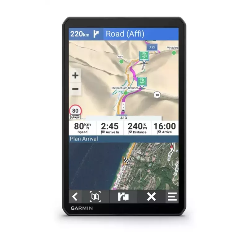 Navigator Garmin 895 Fixed 20.3 cm (8 inch) TFT Touchscreen