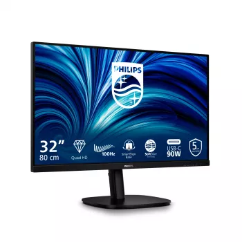 Philips 32B2U3601/00 computer monitor 80 cm (31.5 inch) 2560 x 1440 pixels Quad HD LCD Black