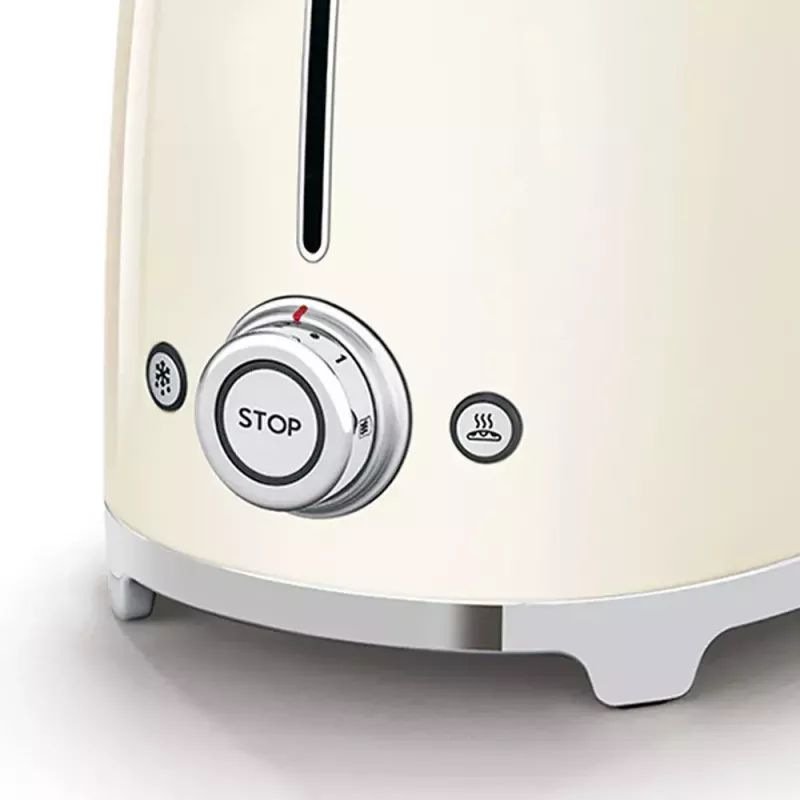 Toaster Smeg TSF01CREU Cream 2 Slice