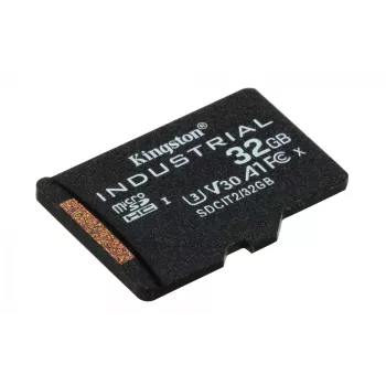 Kingston Technology 32GB microSDHC Industrial C10 A1 pSLC Card Single Pack w/o Adapter