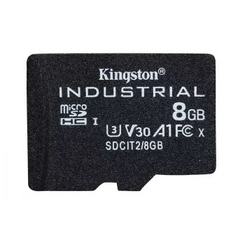 Kingston Technology 8GB microSDHC Industrial C10 A1 pSLC Card Single Pack w/o Adapter