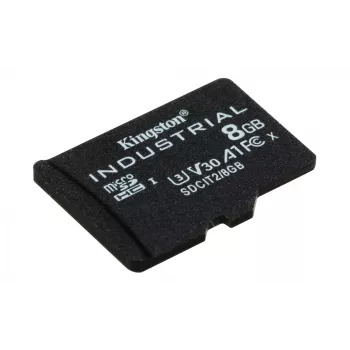 Kingston Technology 8GB microSDHC Industrial C10 A1 pSLC Card Single Pack w/o Adapter