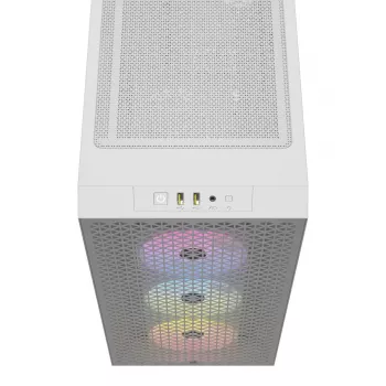 CORSAIR Mid-tower Pc Case - 3000d RGB Airflow - White