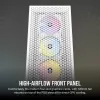 CORSAIR Mid-tower Pc Case - 3000d RGB Airflow - White