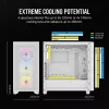 CORSAIR Mid-tower Pc Case - 3000d RGB Airflow - White