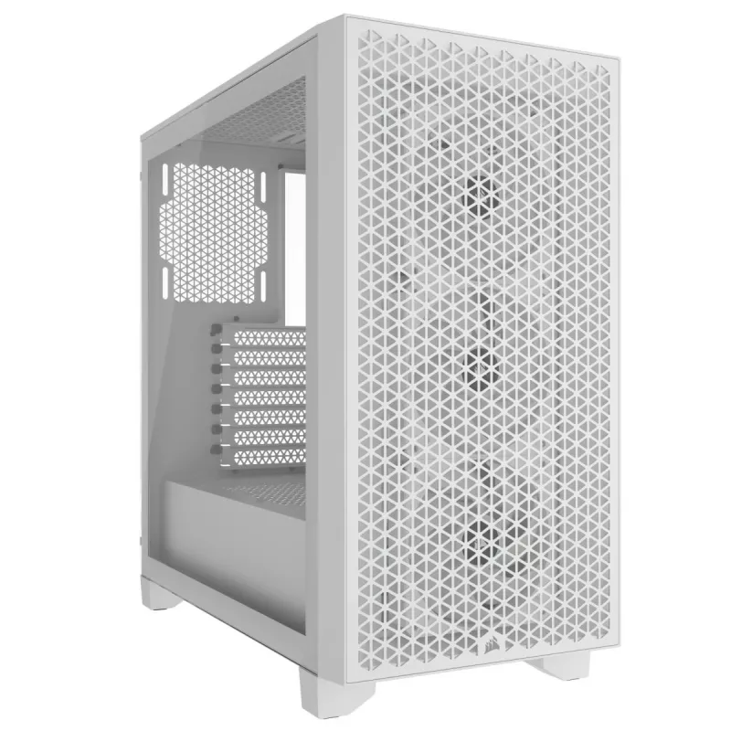 CORSAIR Mid-tower Pc Case - 3000d RGB Airflow - White