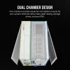 CORSAIR Pc Case - 2500x Mid-tower Dual Chamber Pc Case - White