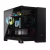 CORSAIR Pc Case - Icue Link 2500x RGB Micro ATX Dual Chamber Black