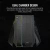 CORSAIR Pc Case - Icue Link 2500x RGB Micro ATX Dual Chamber Black