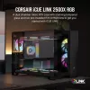 CORSAIR Pc Case - Icue Link 2500x RGB Micro ATX Dual Chamber Black