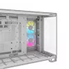 CORSAIR Pc Case - Icue Link 2500x RGB Micro ATX Dual Chamber White