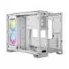 CORSAIR Pc Case - Icue Link 2500x RGB Micro ATX Dual Chamber White