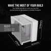 CORSAIR Pc Case - Icue Link 2500x RGB Micro ATX Dual Chamber White