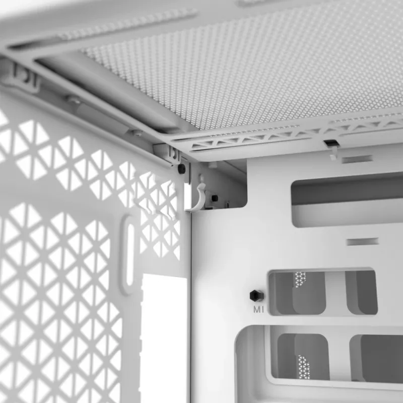 CORSAIR Pc Case - Icue Link 2500x RGB Micro ATX Dual Chamber White
