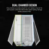 CORSAIR Pc Case - Icue Link 2500x RGB Micro ATX Dual Chamber White