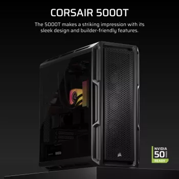 CORSAIR Pc Case - 5000t Mid-tower High-performance