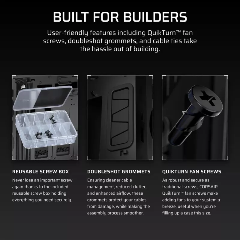 CORSAIR Pc Case - 5000t Mid-tower High-performance