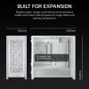 CORSAIR Pc Case - Frame 5000d Rs High-airflow Mid-tower Pc Case - White