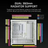 CORSAIR Pc Case - Frame 5000d Rs High-airflow Mid-tower Pc Case - White