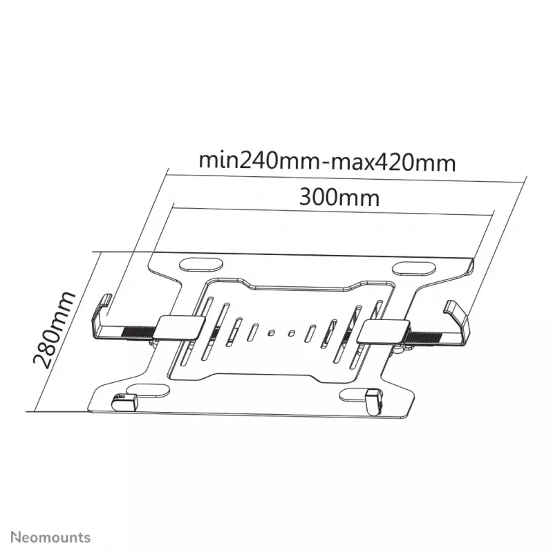 Neomounts NOTEBOOK-V200 Laptop holder 10-15 inch - VESA - universal