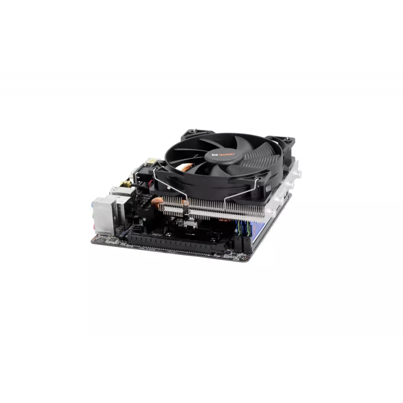 be quiet Shadow Rock LP CPU Cooler, Single 120mm PWM Fan, For Intel Socket: 1200 / 2066 / 1150 / 1151 / 1155 / 2011(-3) Square ILM, For AMD Socket: AM2(+) / AM3(+) / AM4 / FM1 / FM2(+), 130W TDP, 75.4mm Height