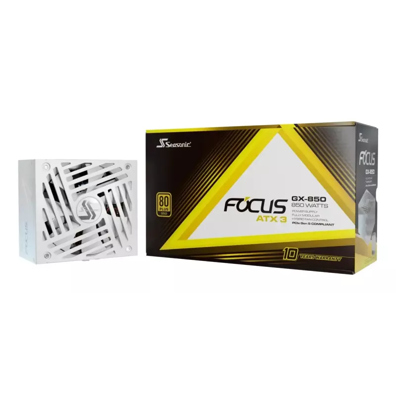 Power Supply Unit Seasonic Focus GX-850 850W 20+4 pin ATX White