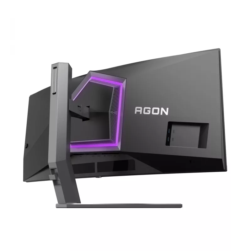 AOC AGON PRO AG346UCD computer monitor 86.4 cm (34 inch) 3440 x 1440 pixels Wide Quad HD QD-OLED Black, Grey